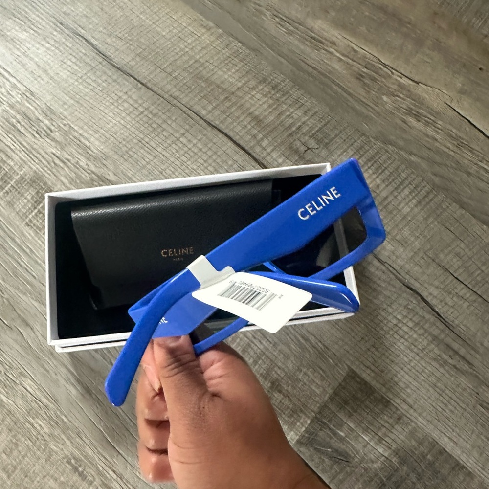 Celine 57mm Rectangular Sunglasses - image 2